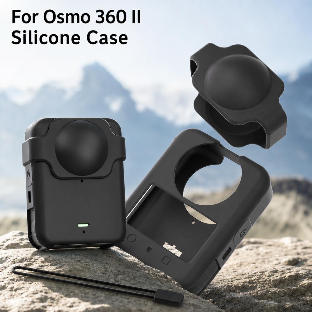 DJI Osmo 360 액션 카메라용 실리콘 보호 케이 - Drone Gimbal Case 리뷰 및 가격