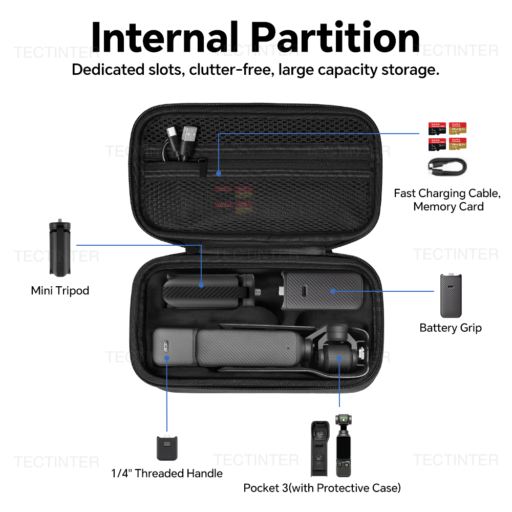 DJI OSMO Pocket 3/Xtra Muse 액세 - Drone Gimbal Case 리뷰 및 가격
